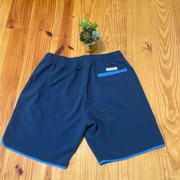 FAIR HARBOR The Anchor Navy Blue Swim Trunks Board Shorts Men’s SIZE LRG - Picture 10 of 10